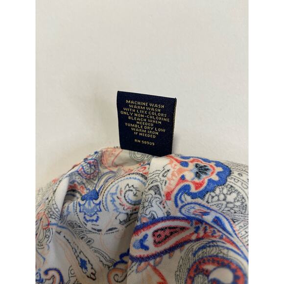 Cremieux Premium Denim men’s button up paisley shirt size medium - Picture 5 of 9